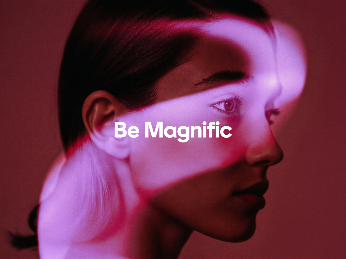 Be Magnific — visual del rebranding