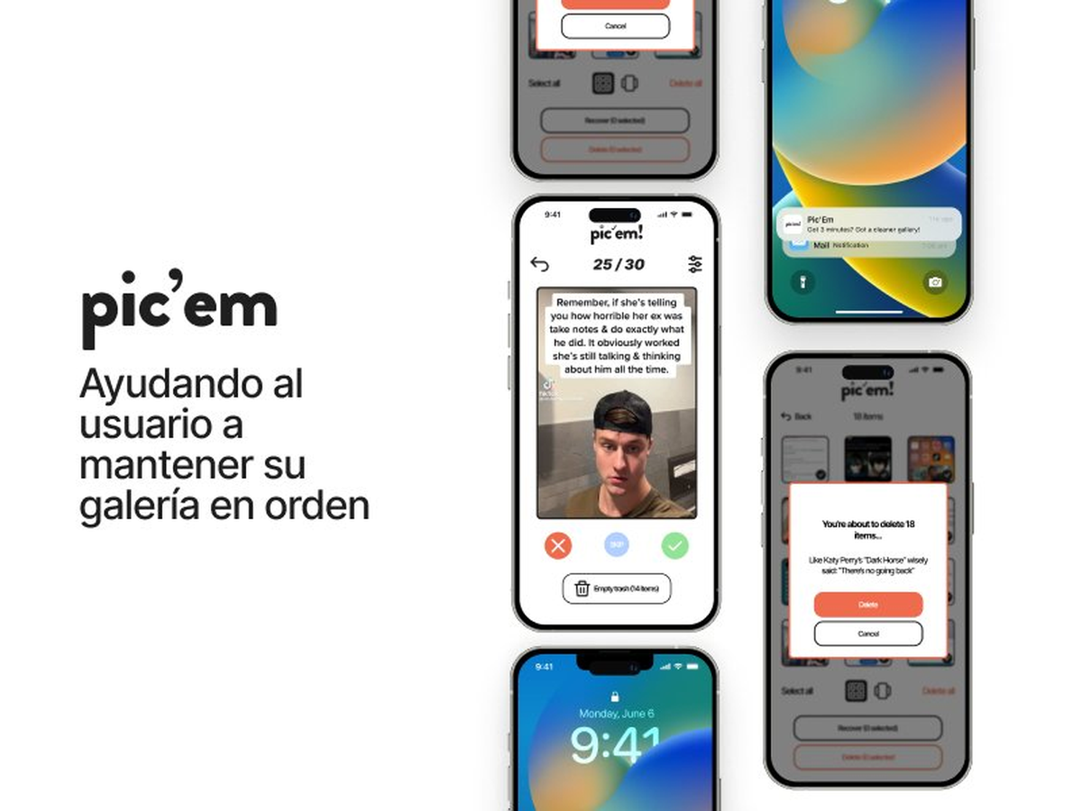Pic'em — app para ordenar tu galería